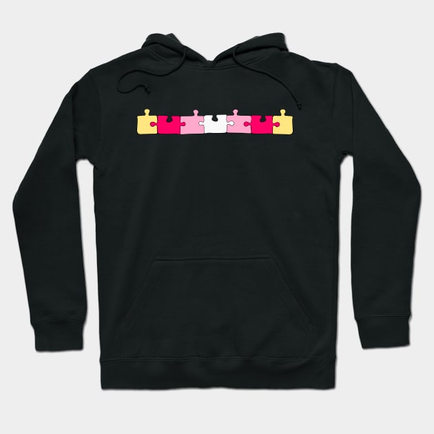 Pride Puzzle Hoodie by traditionation